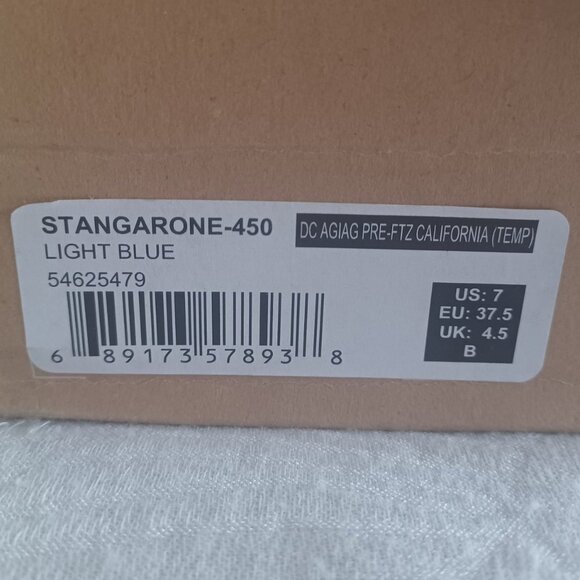 Call It Spring Stangarone Denim Light Blue Heel Sandals NIB - Picture 10 of 12